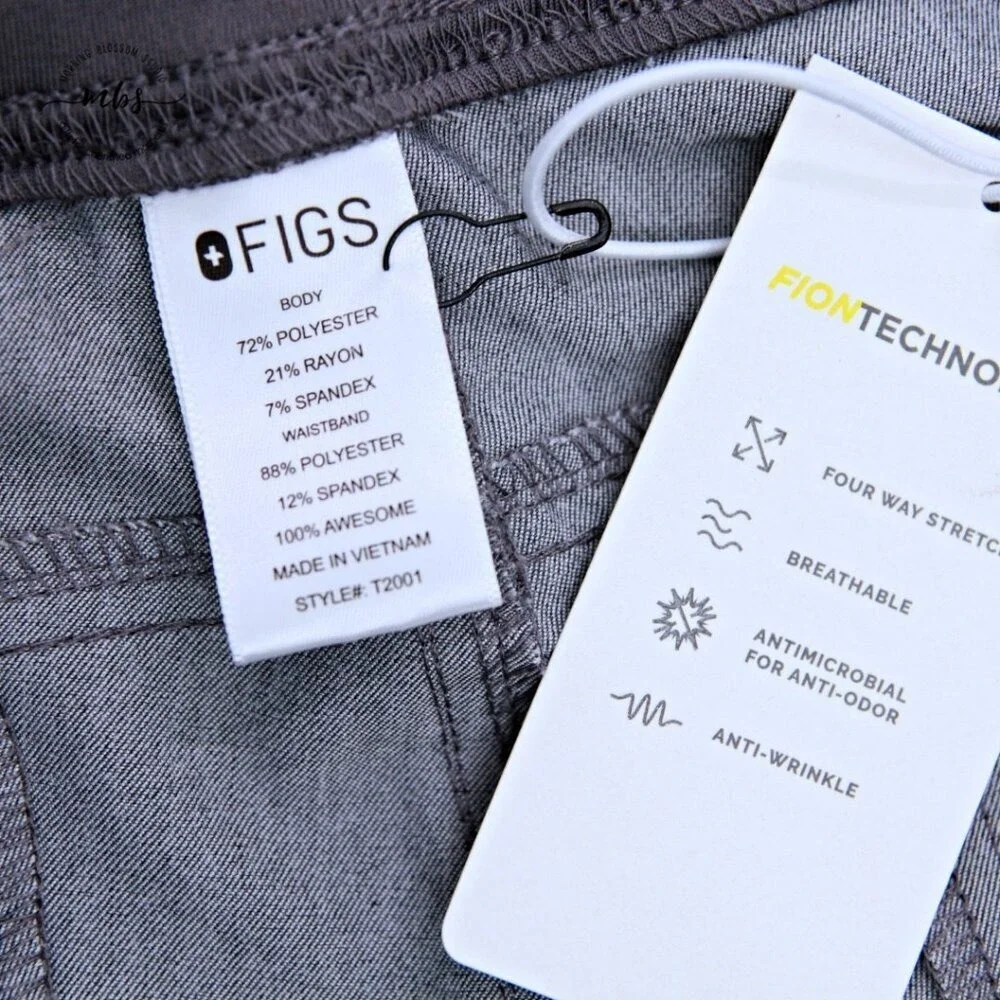 NWT Figs Axiom 2.0 Cargo Pants Gray Men‎ M Style T2001